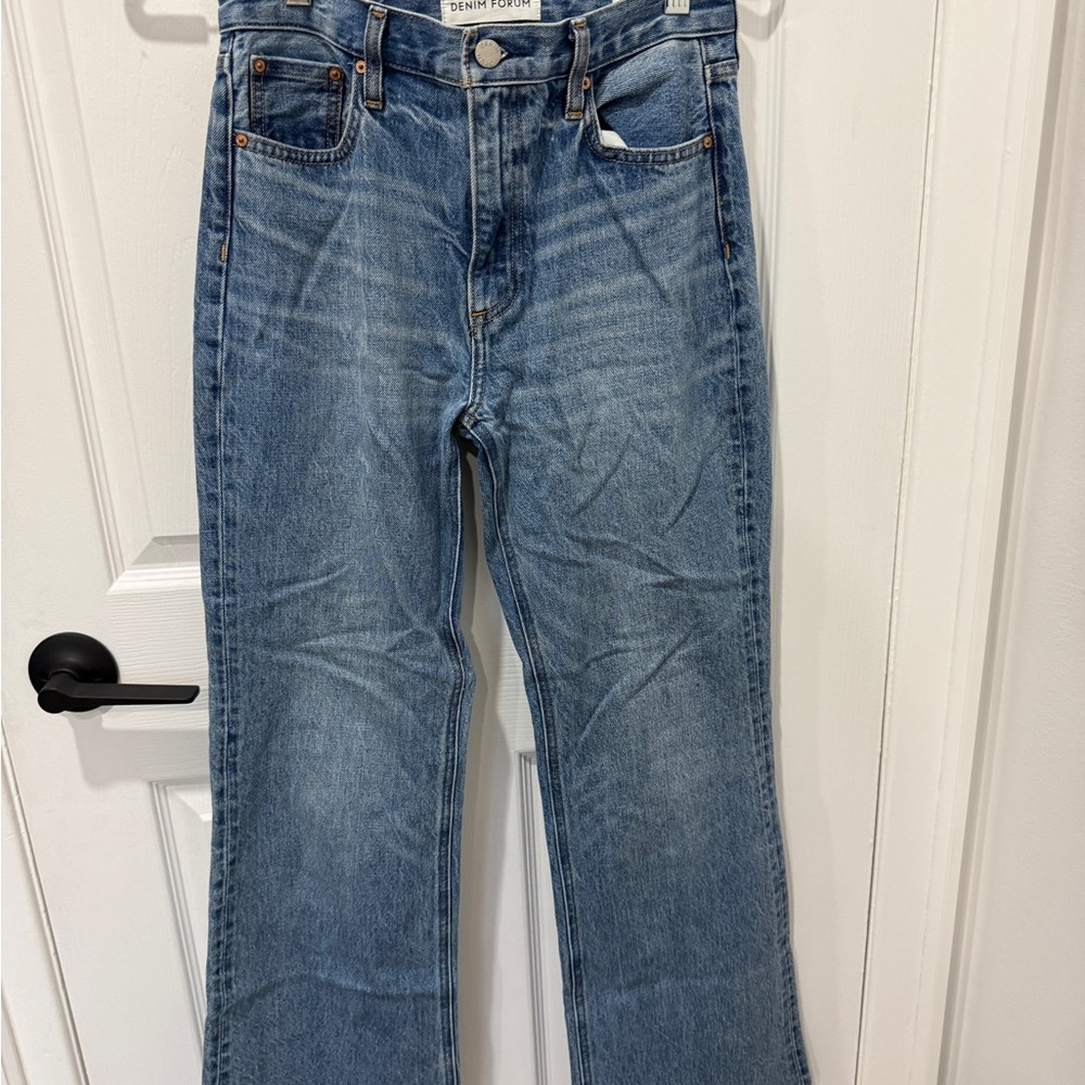Denim Forum Marianne Mod Loose Flare Jeans
